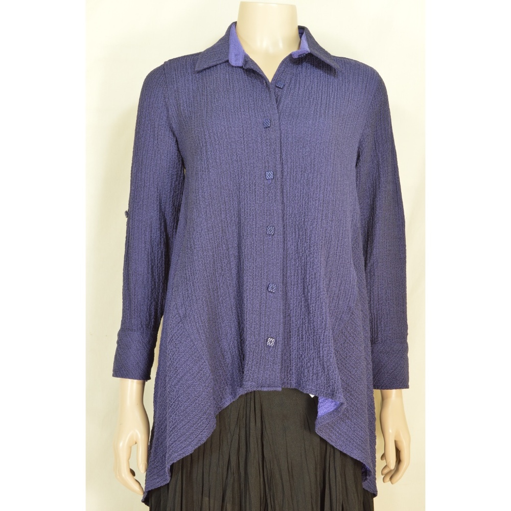 Habitat top jacket SZ S deep purple asymmetrical h